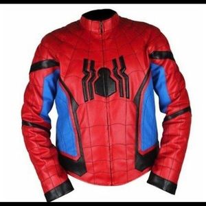 Spiderman leather jacket 2